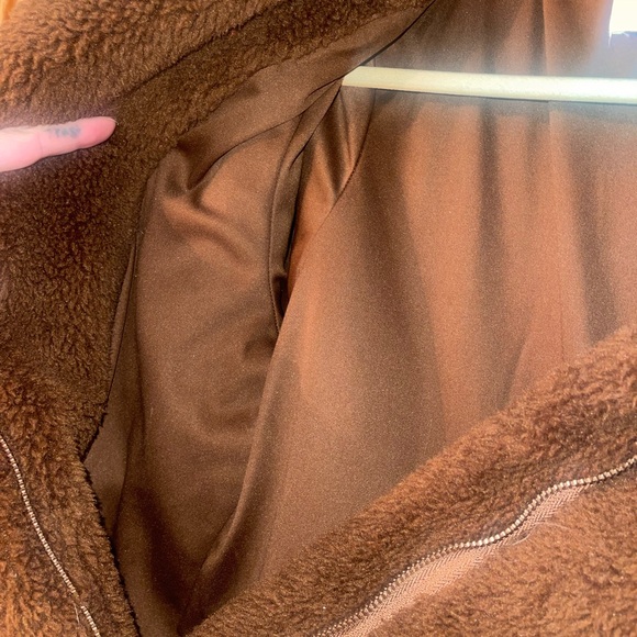 1 Sunset Lane Faux Fur Teddy Jacket Coat - Picture 7 of 7